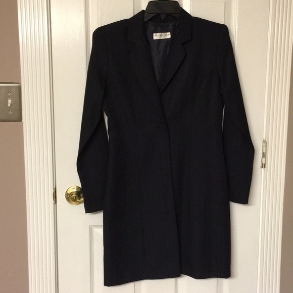Alyn Paige Jackets & Blazers - Alyn Paige Women’s navy blue long blazer Sz
